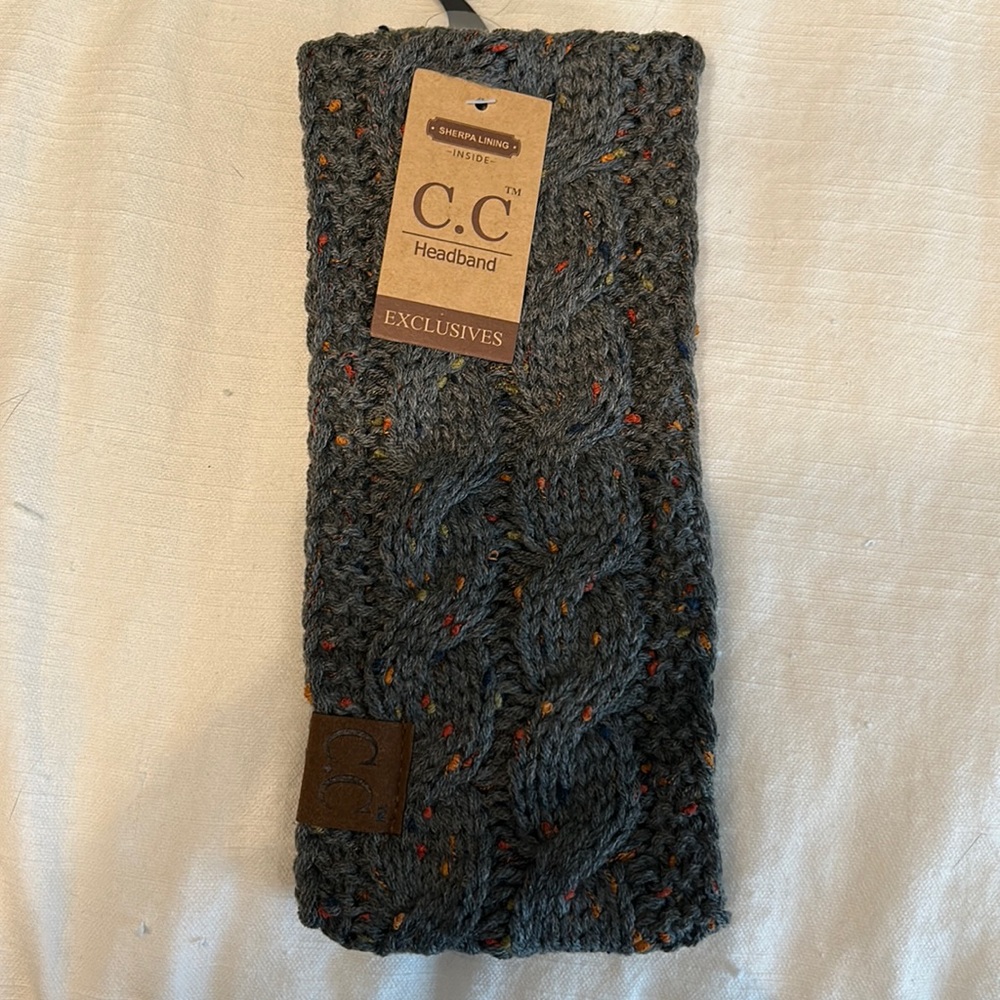 NWT CC Sherpa-Lined Headband